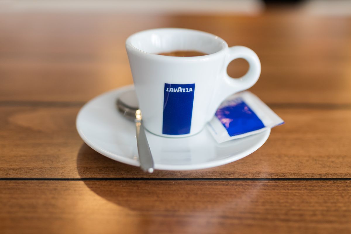 Una tazzina di caffè Lavazza