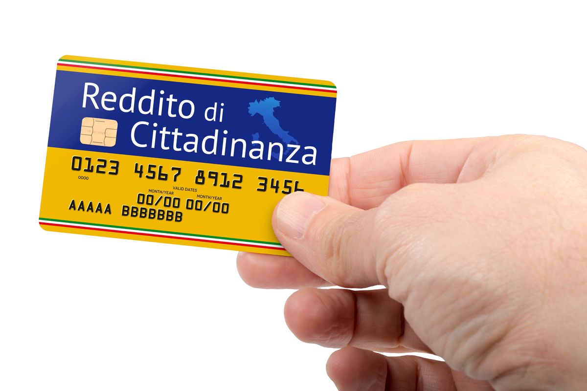 La card del reddito di cittadinanza