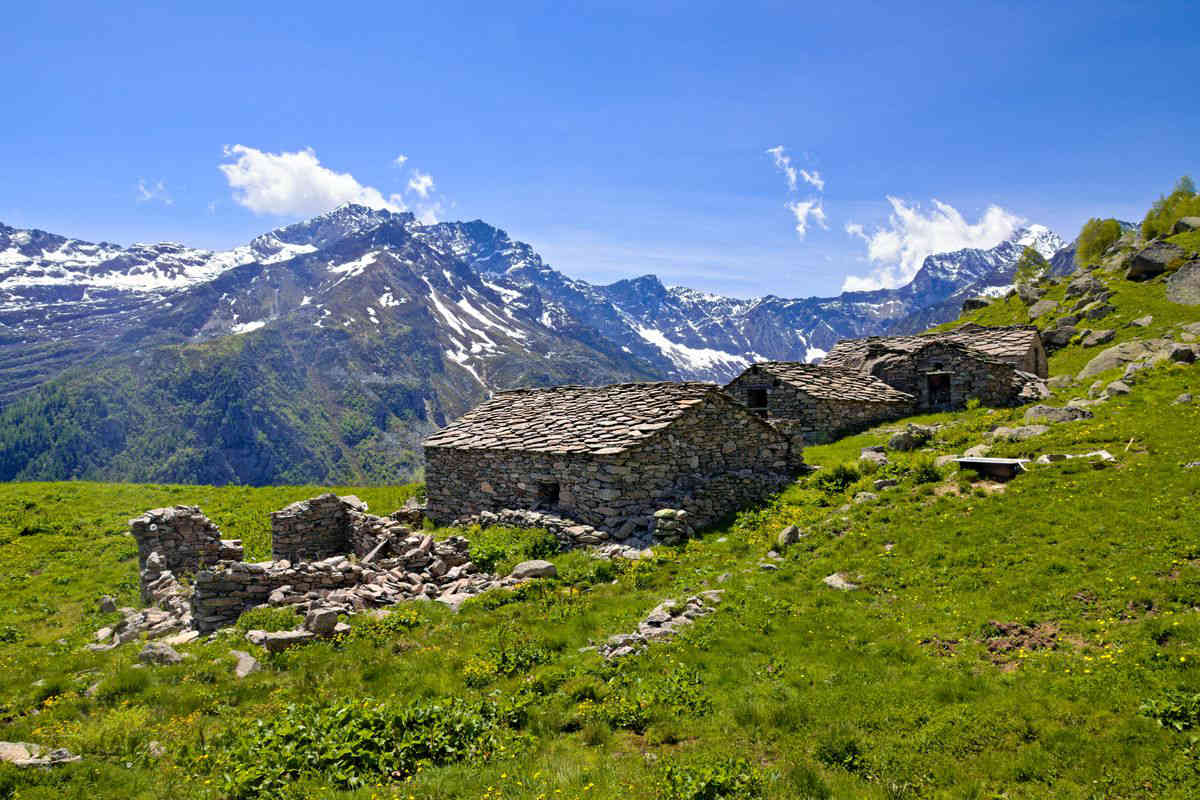 casa rifugio in montagna