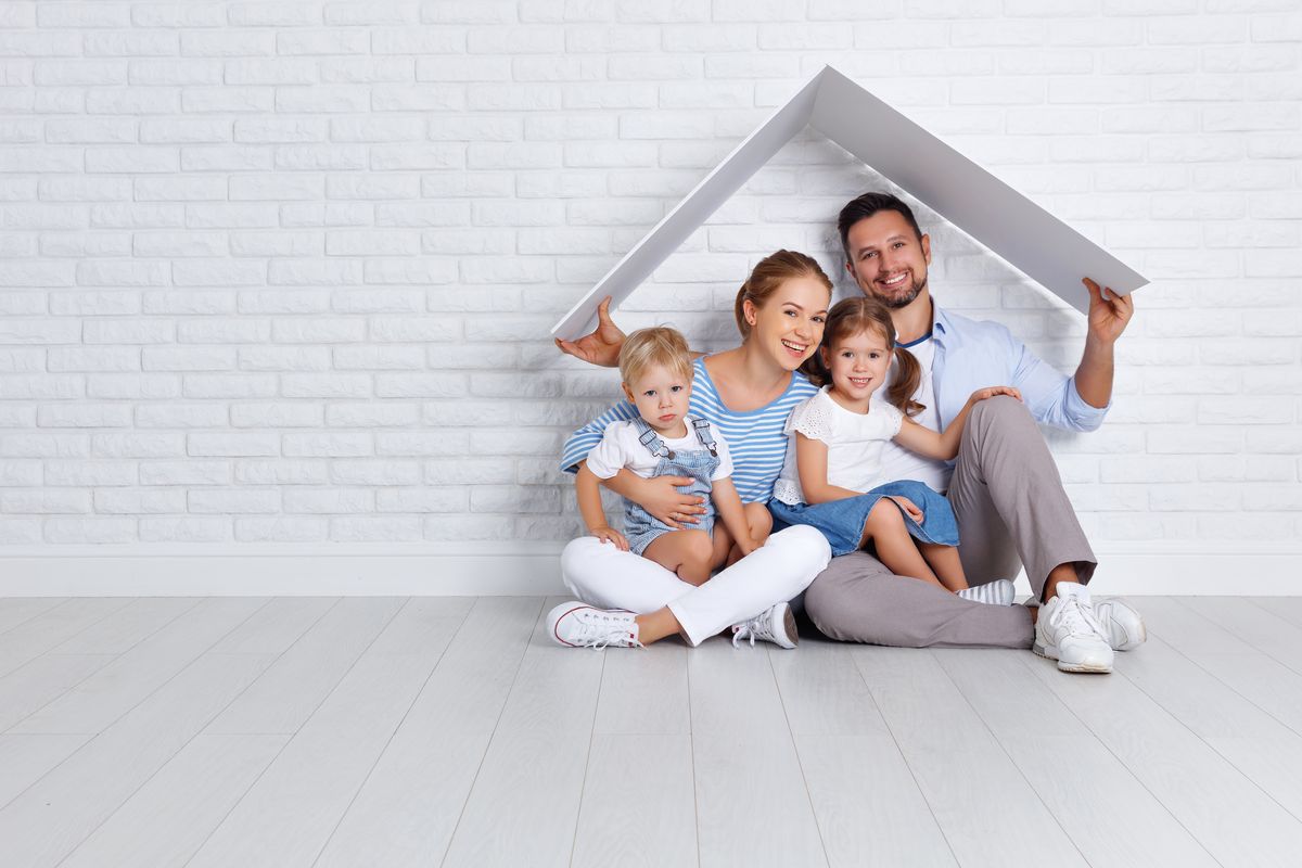 famiglia casa genitori figli