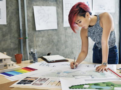 progetto casa donna studio disegni