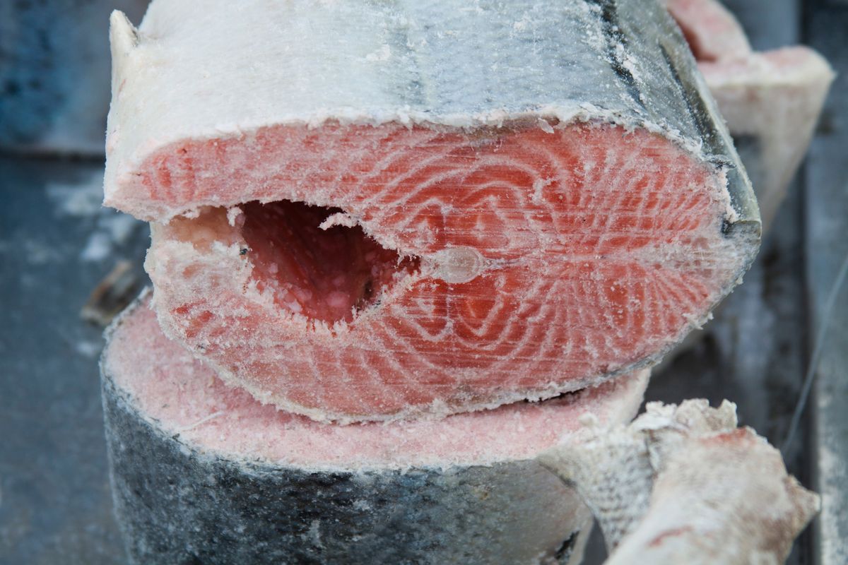 Un pesce surgelato