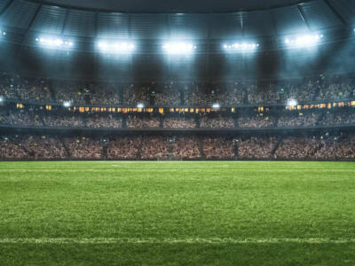 campo di calcio spalti tribuna