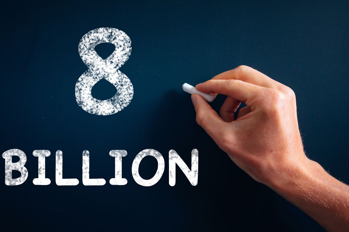 8 miliardi di persone