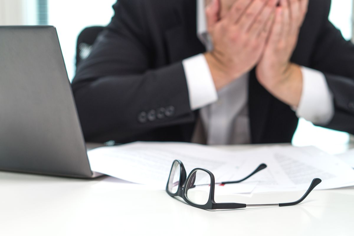 Un manager in burnout