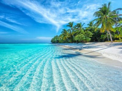Spiaggia delle Maldive