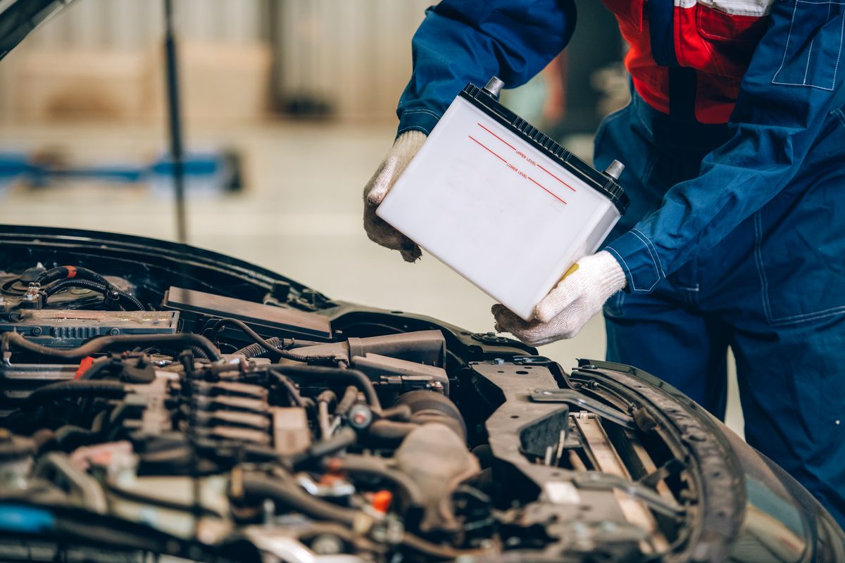 Batteria dell'auto