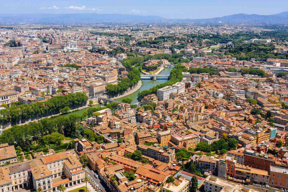 panoramica rom trastevere