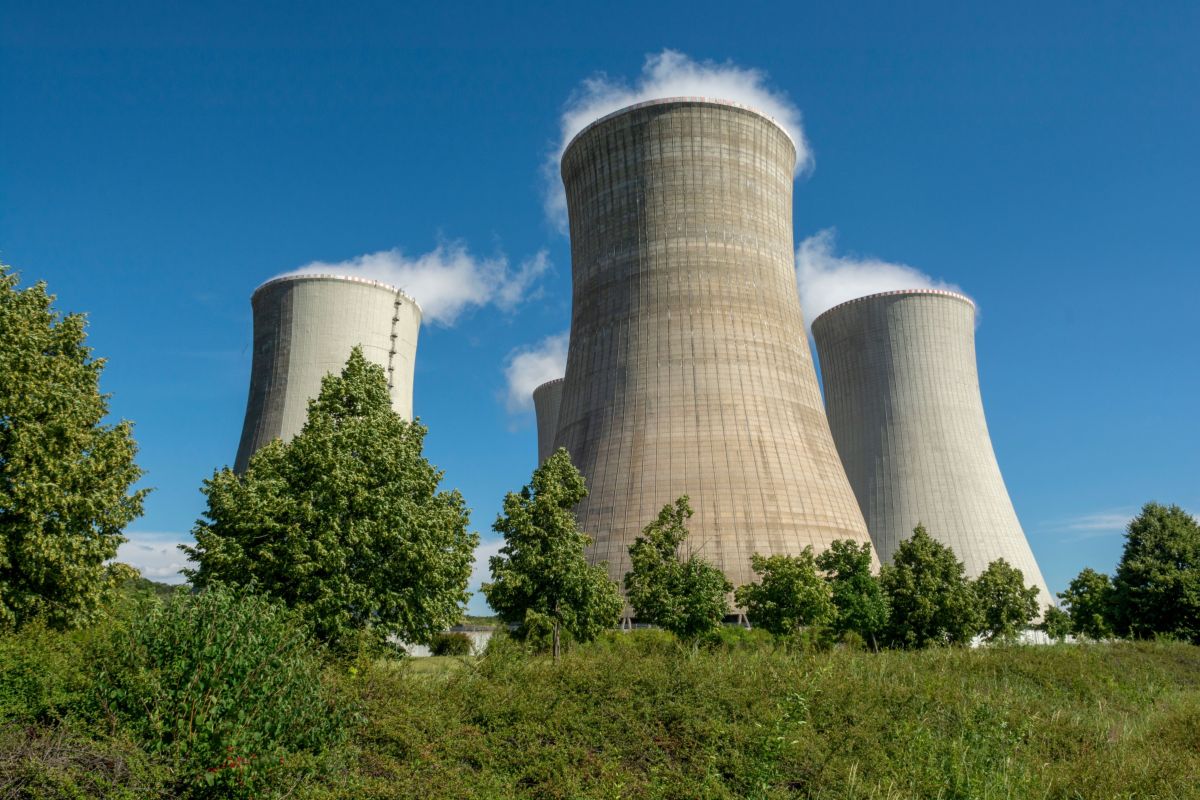 Una centrale nucleare