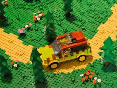La macchina nel bosco Lego