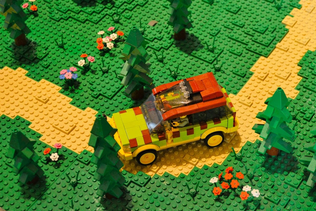 La macchina nel bosco Lego