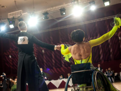 Una gara di danza paralimpica
