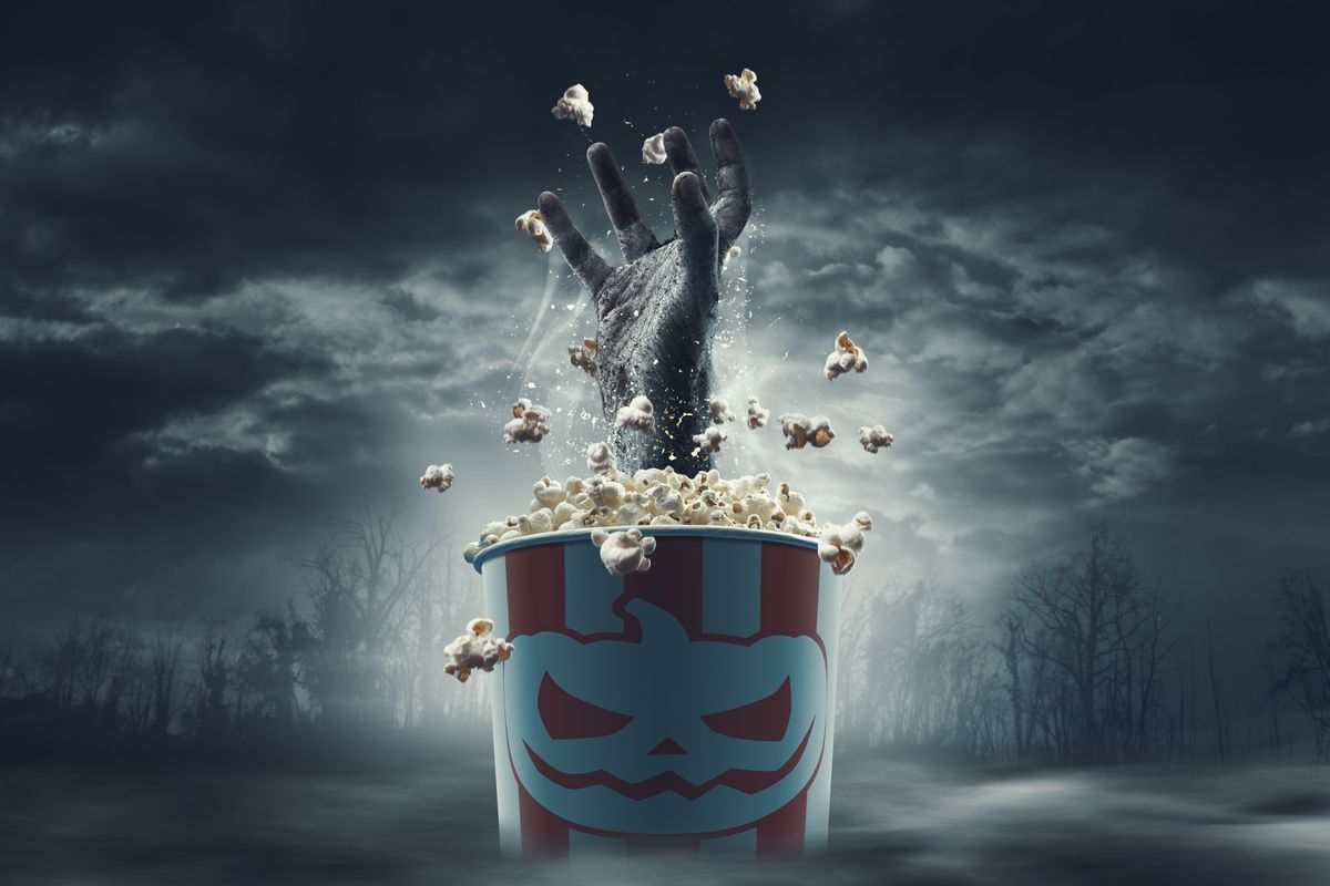Popcorn con mano horror