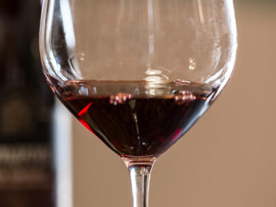 Un bicchiere di Amarone della Valpolicella