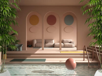 Un interno con design zen