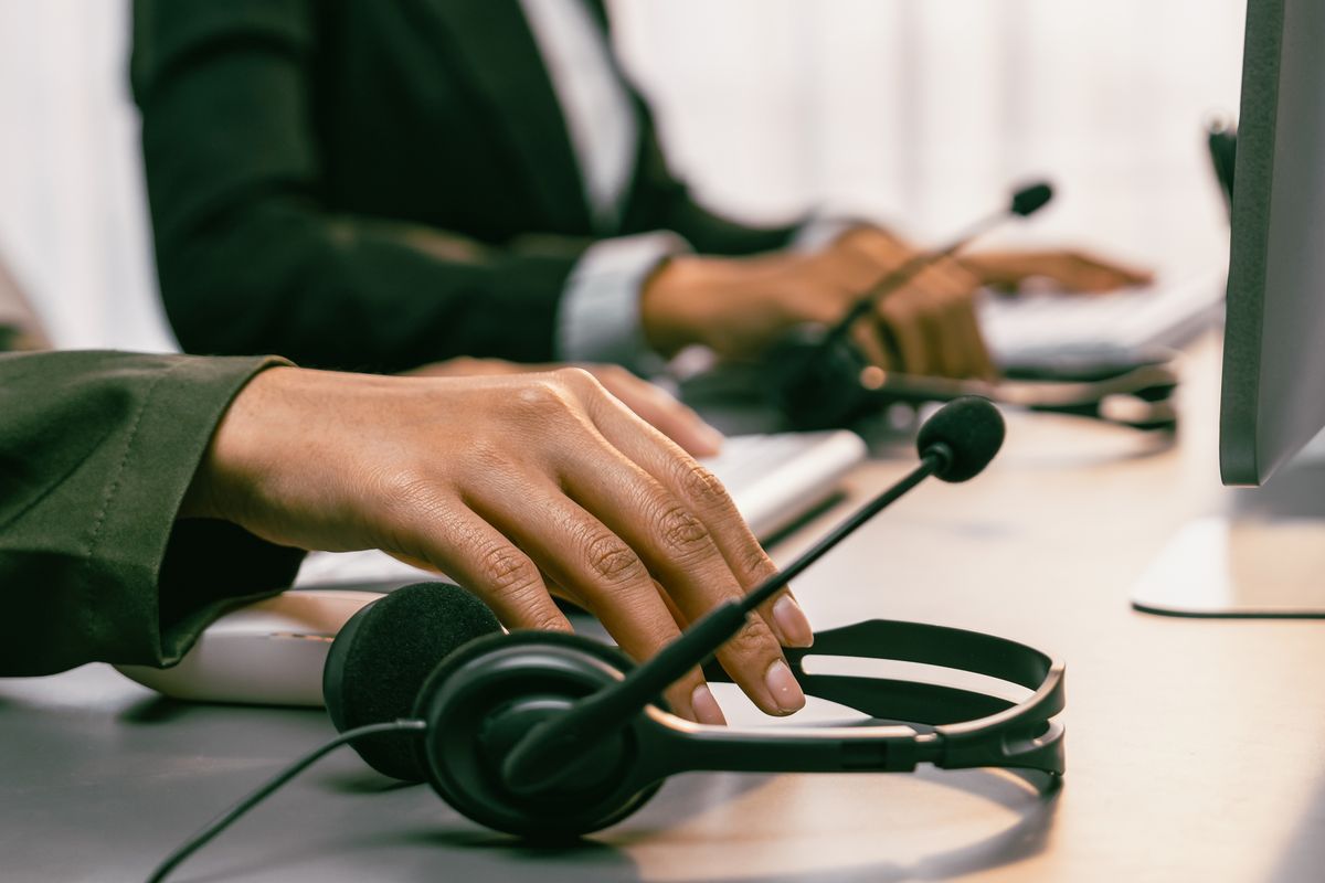 Due operatori in un call center