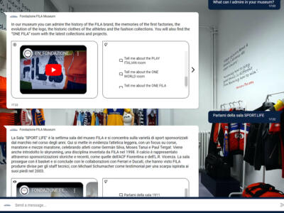 Fondazione Fila Museum e IVE Web app