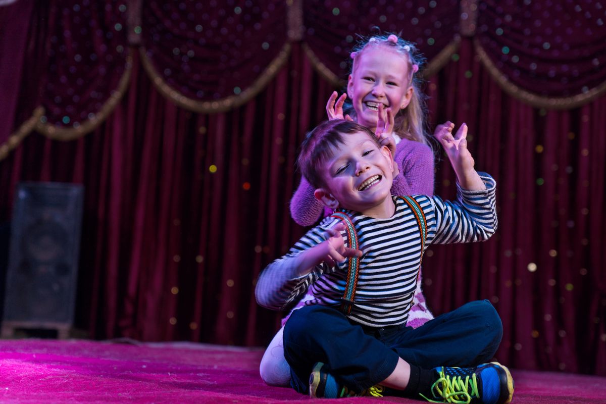 Bambini sul palco